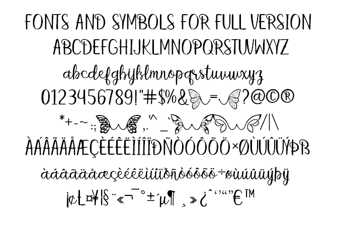 betterfly font